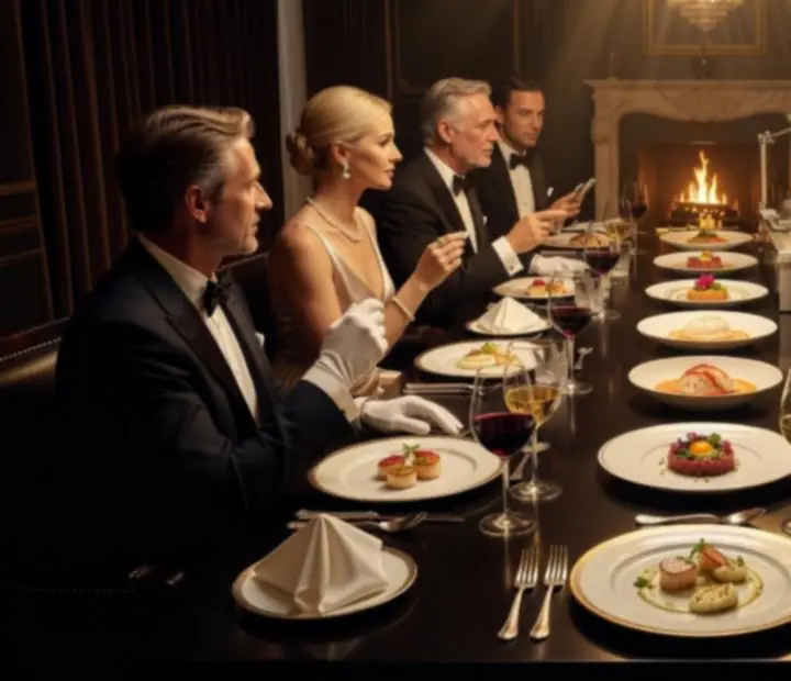 Degustacyjne dania serwowane podczas kolacji gourmet w Wonderstar s. r. o.