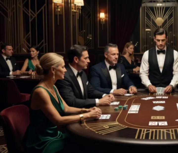 Pokerowa sala tematyczna w restauracji Wonderstar s. r. o.